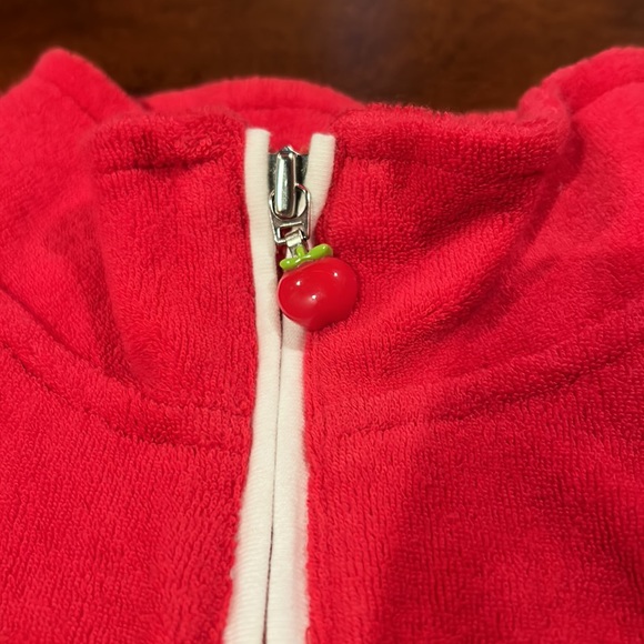 NWT Gymboree Candy Apple Red Piped Terry Zippered Jacket 2004 Size 3 - Picture 5 of 15